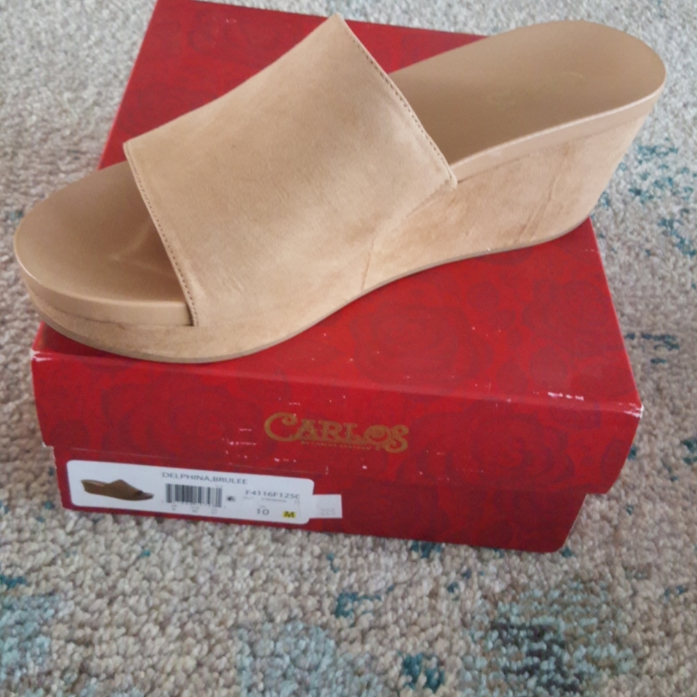 Carlos Santana Wedge Sandals